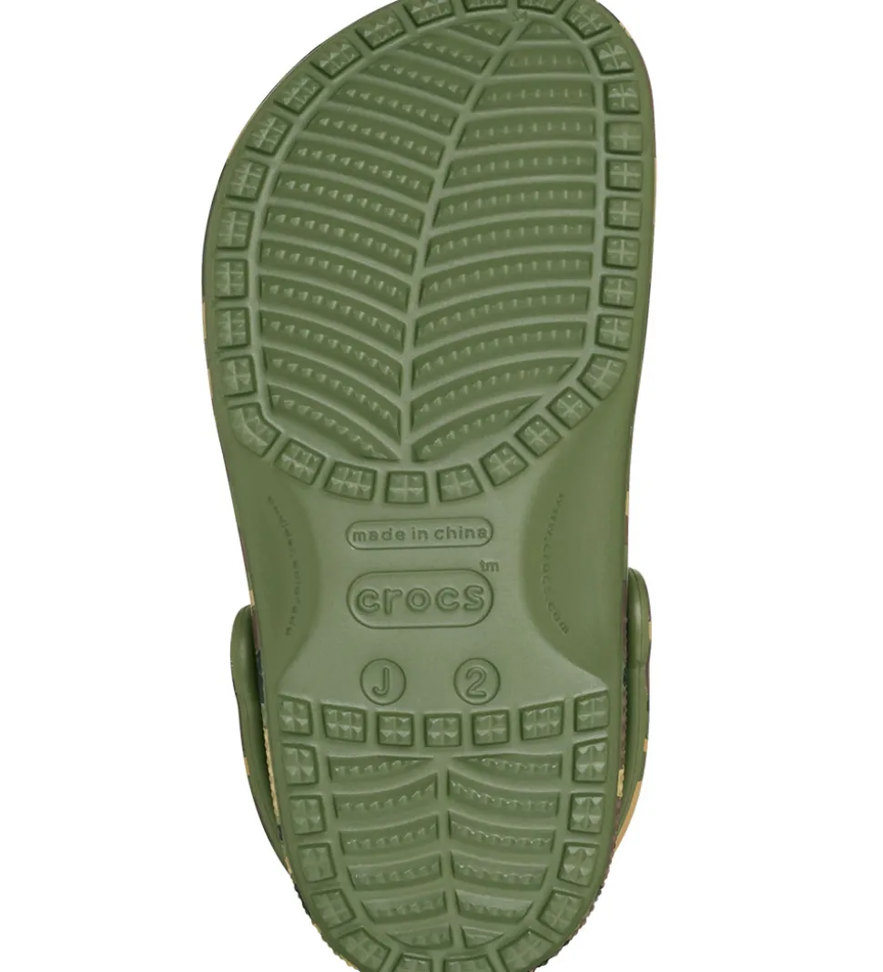 Crocs Sandaler - Classic Camouflage Clog K - Army Green/Multi