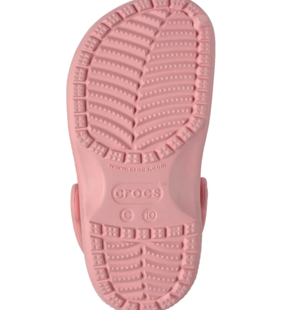 Crocs Sandaler - Classic Velvet Bow Clog T - Powder Pink
