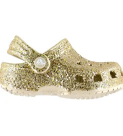 Crocs Sandaler - Littles Chunky Glitter - Sandstone