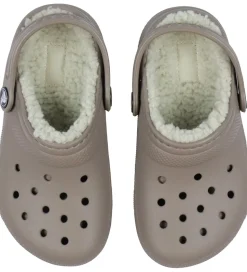 Crocs Sandaler m. For - Classic Lined Clog - Mushroom/Bone