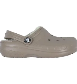 Crocs Sandaler m. For - Classic Lined Clog - Mushroom/Bone