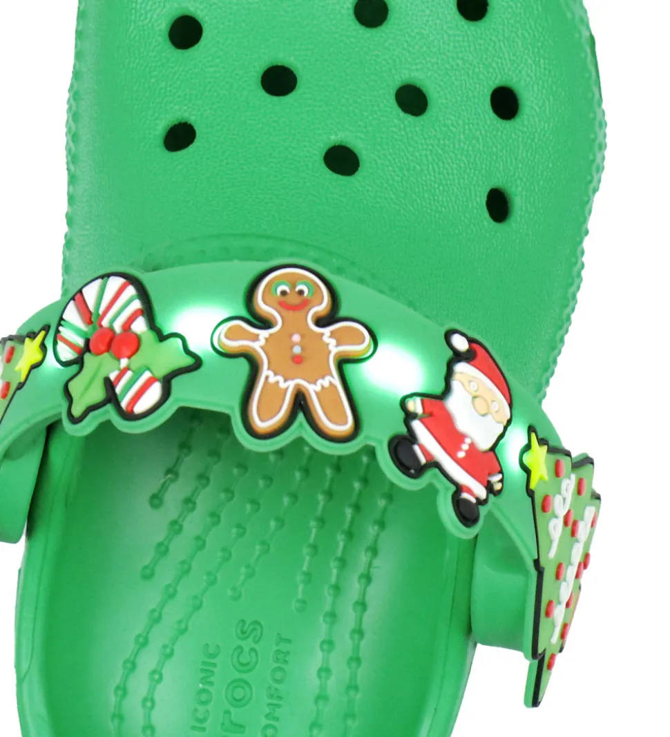 Crocs Sandaler m. Lys - Holiday CGK - Grass Green