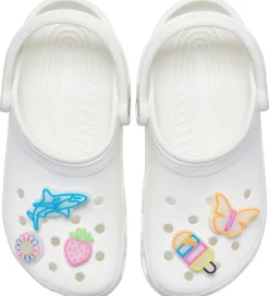 Crocs Vedhæng - Light Up Sommer - 5-pak