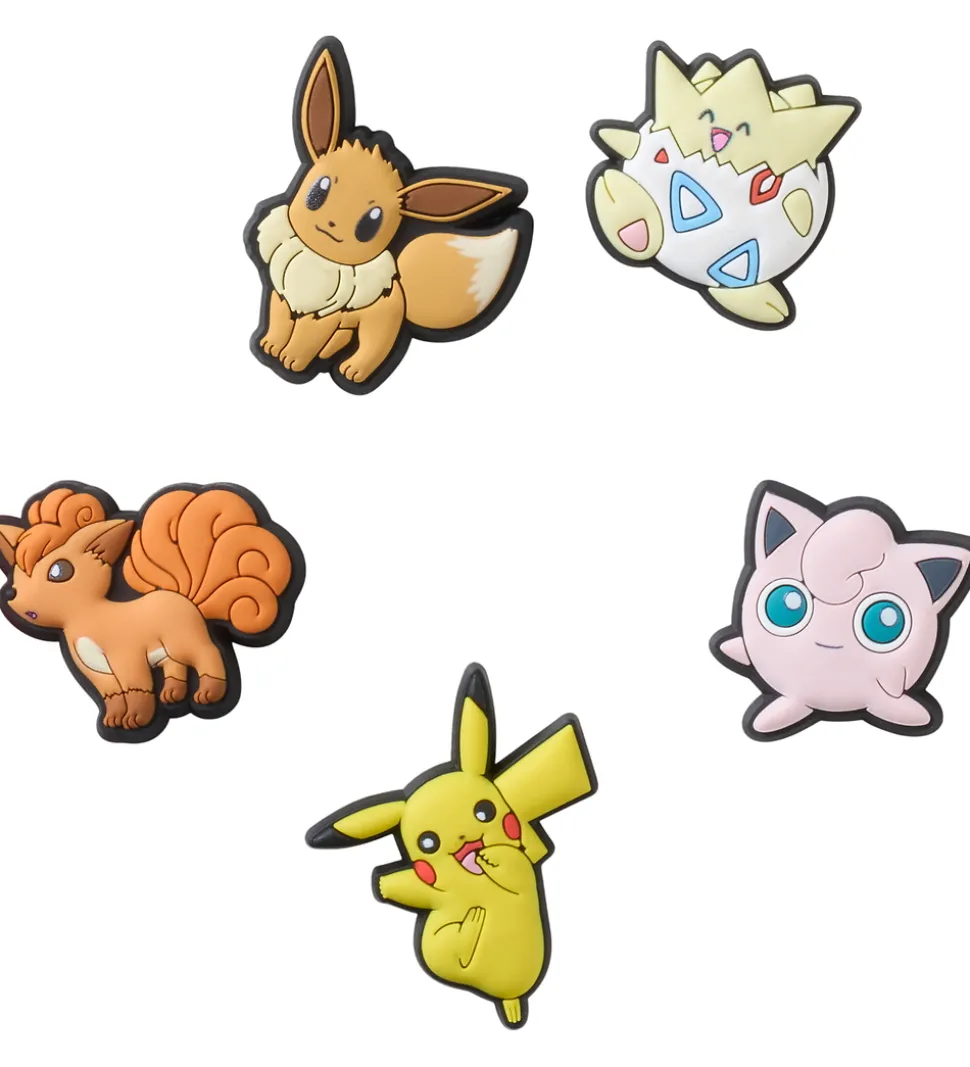 Crocs Vedhæng - Pokemon Karakterer - 5-pak