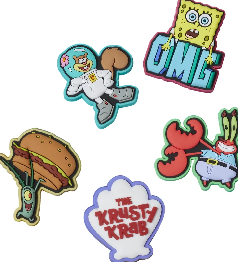 Crocs Vedhæng - Spongebob - 5-pak