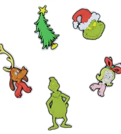 Crocs Vedhæng - The Grinch - 5-pak