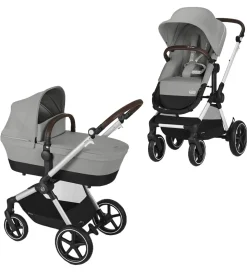 Cybex Klapvogn/Barnevogn - Eos Lux - 2-i-1 - Stone Grey