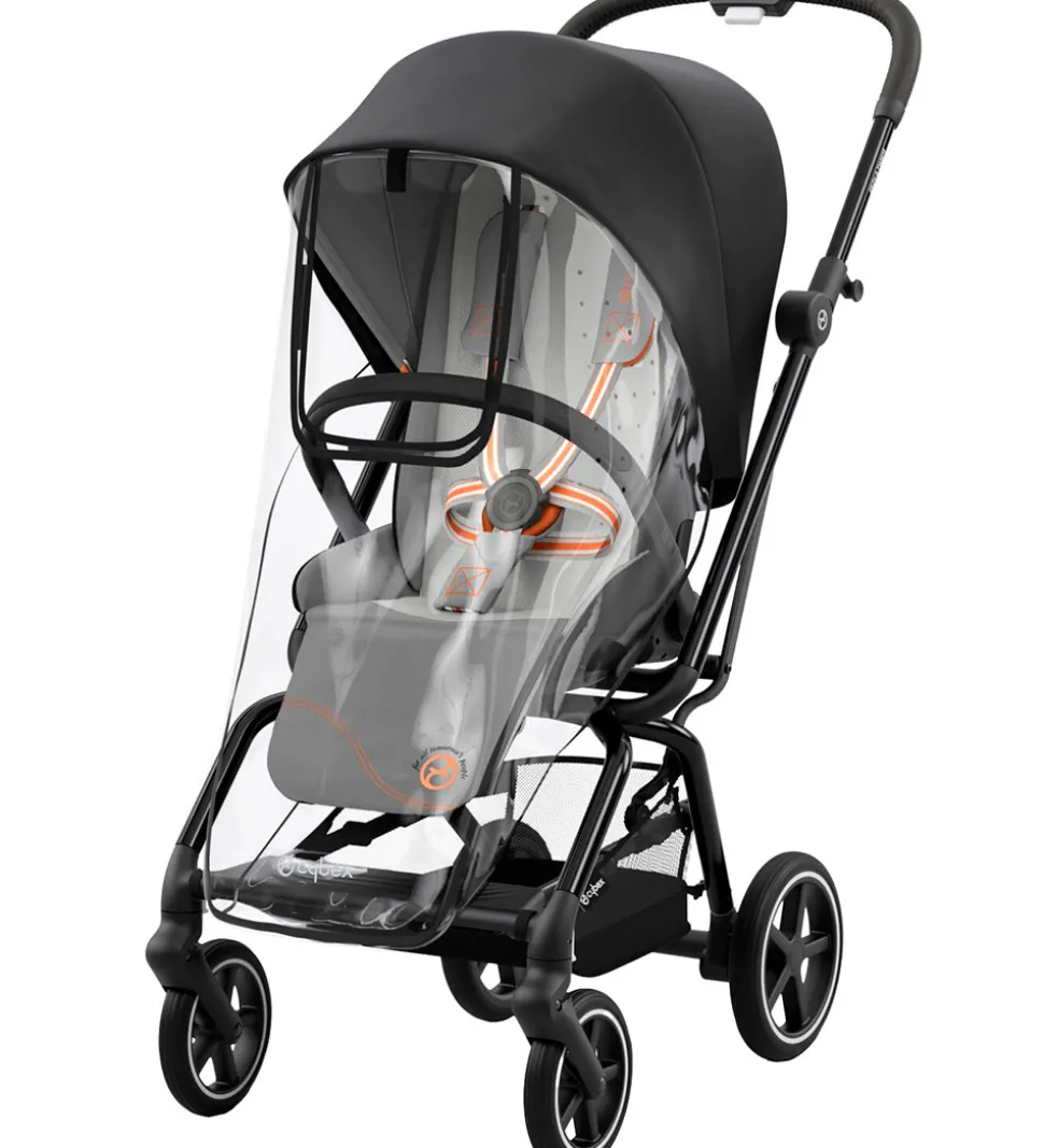 Cybex Regnslag - Eezy S Twist2 Line - Transparent/Sort