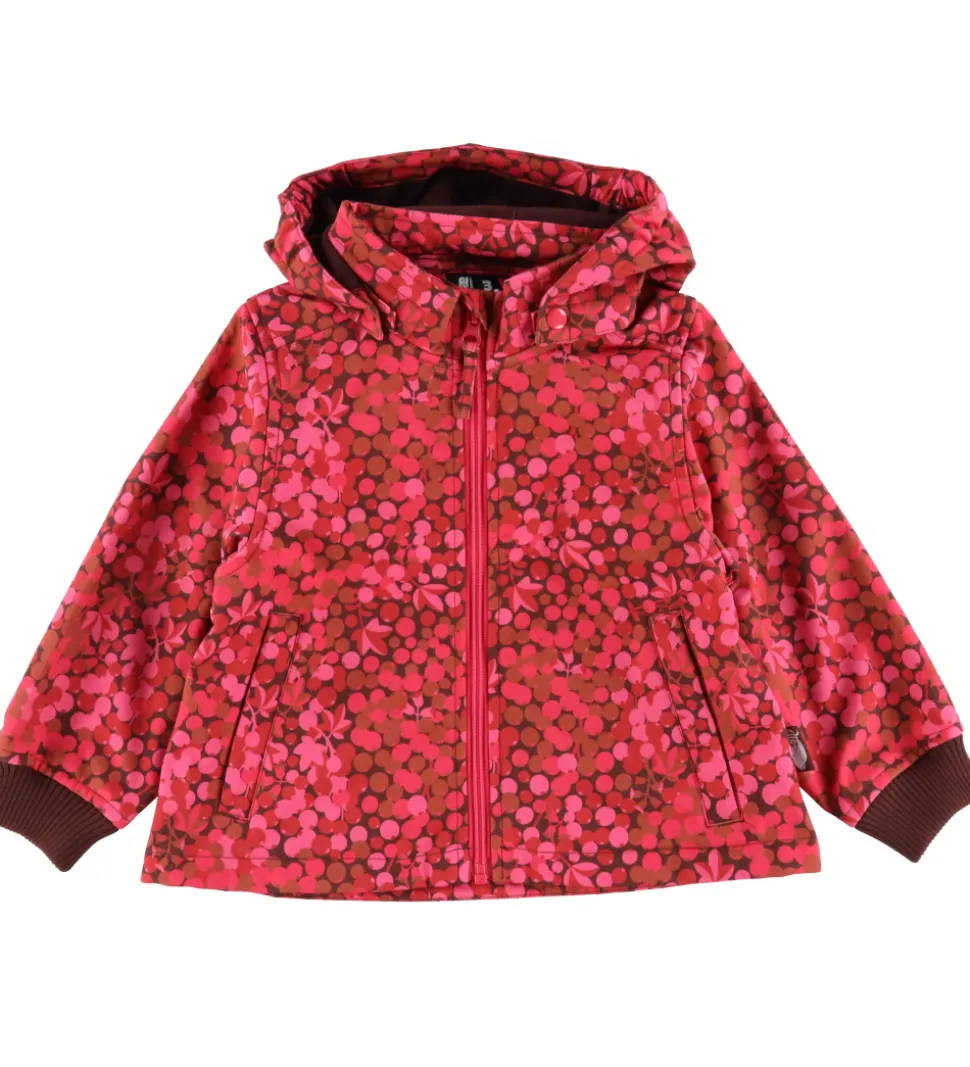 Danefæ Softshelljakke m. Fleece - Danelaerke - Bright Pink Berry