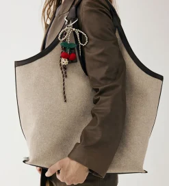 DAY ET Nøglering - Chocolate Plum