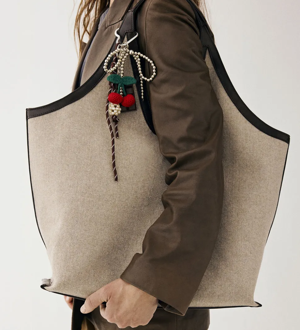 DAY ET Nøglering - Chocolate Plum