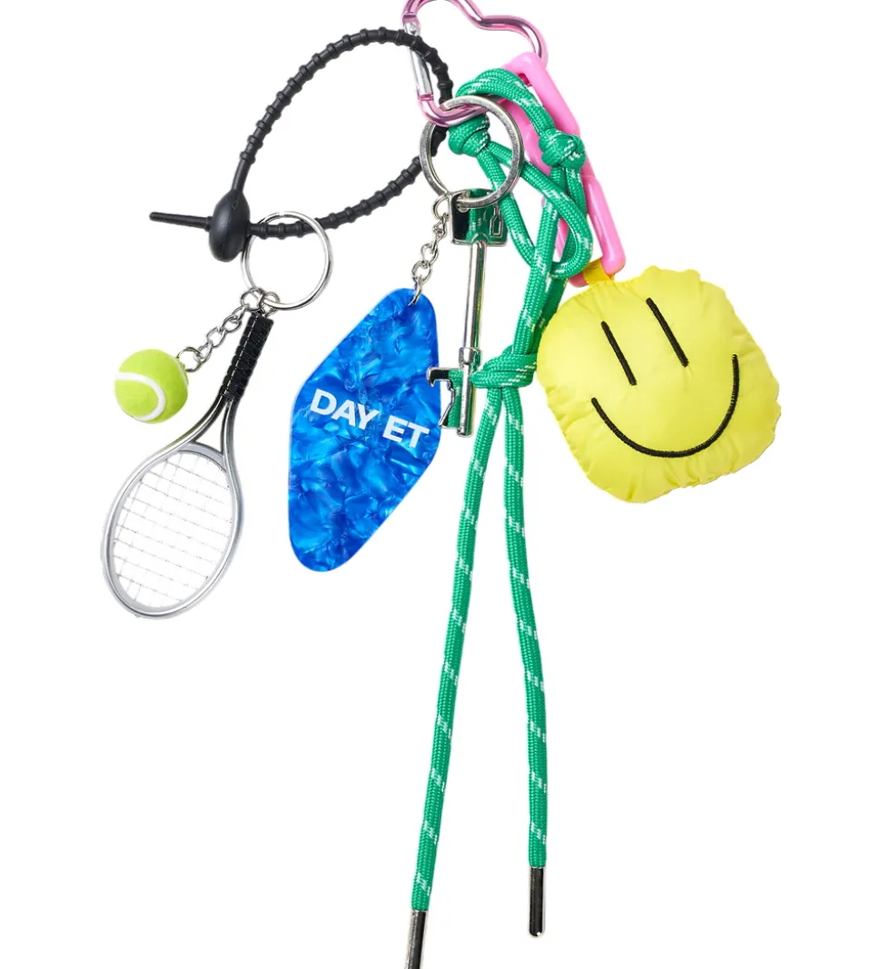 DAY ET Nøglering - Sort/Multi