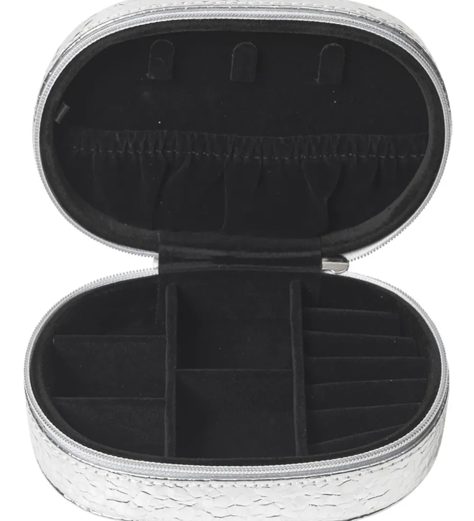 DAY ET Smykkeskrin - Disco Jewelry Zip Oval - Silver
