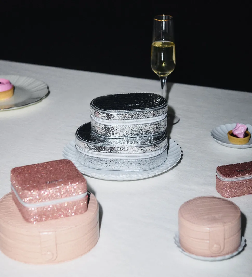 DAY ET Smykkeskrin - Disco Jewelry Zip Oval - Silver