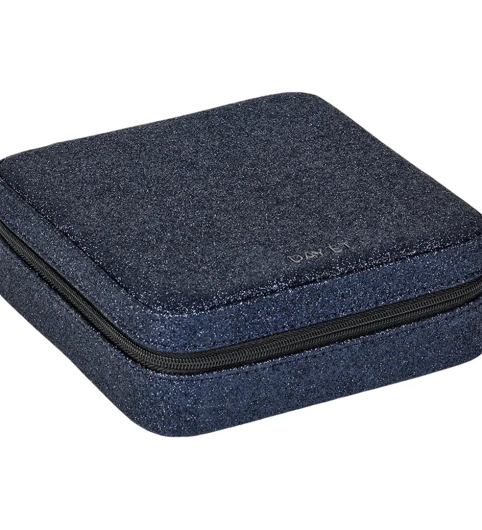 DAY ET Smykkeskrin - Glitter Jewelry Square Big - Navy Blazer
