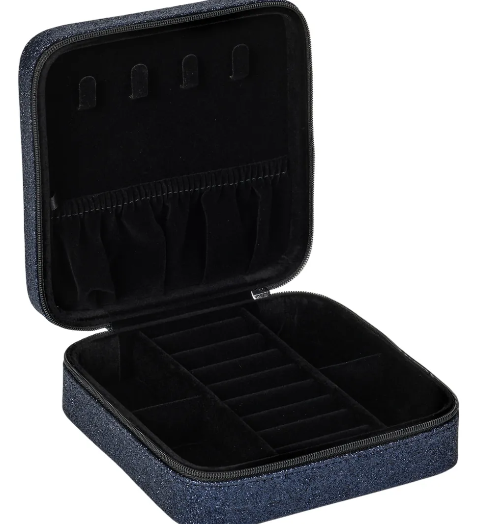 DAY ET Smykkeskrin - Glitter Jewelry Square Big - Navy Blazer