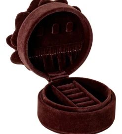 DAY ET Smykkeskrin - Velvet Flower Jewelry Round - Winetasting