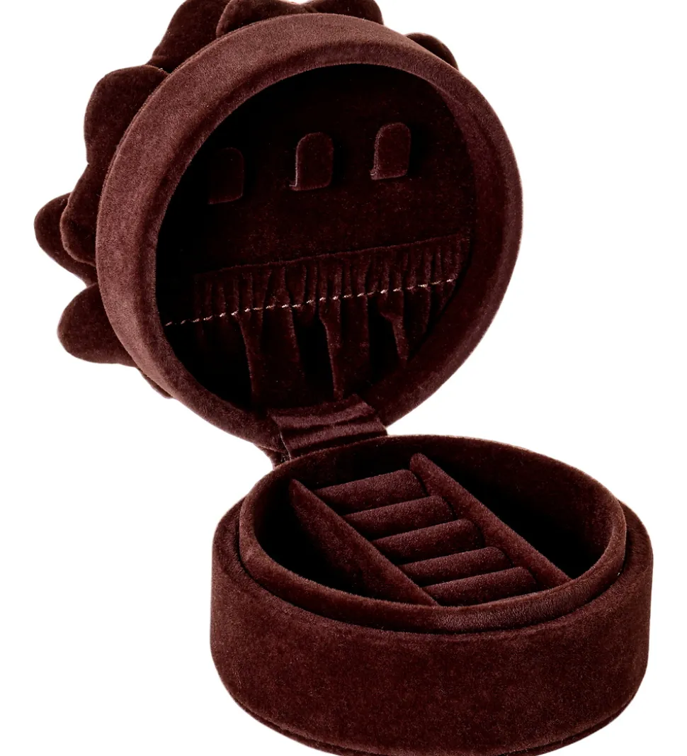 DAY ET Smykkeskrin - Velvet Flower Jewelry Round - Winetasting