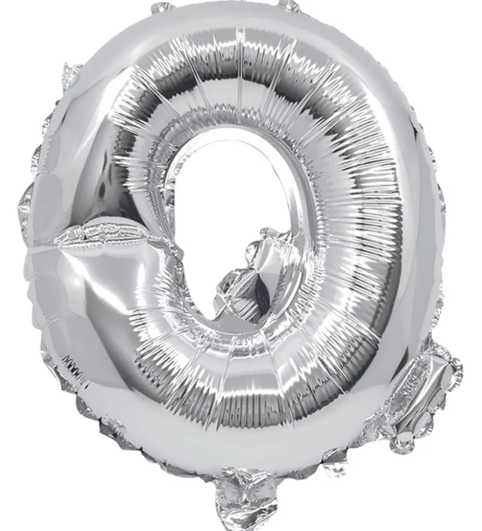 Decorata Party Foileballon - 33 cm - Q - Sølv