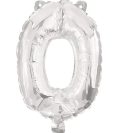 Decorata Party Foileballon - 85 cm - No 0 - Sølv