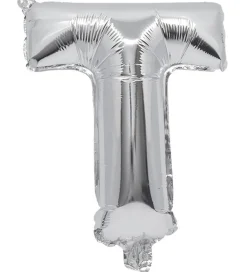 Decorata Party Foileballon - 32 cm - T - Sølv