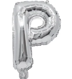 Decorata Party Foileballon - 35 cm - P - Sølv