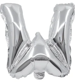 Decorata Party Foileballon - 30 cm - W - Sølv