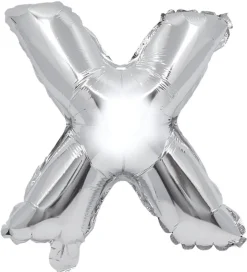 Decorata Party Foileballon - 31 cm - X - Sølv