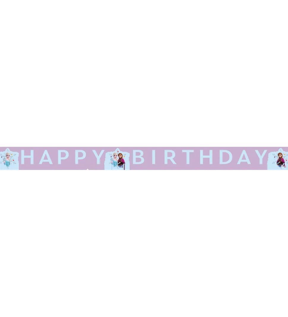 Decorata Party Happy Birthday Banner - Frozen Idyllic Wonder