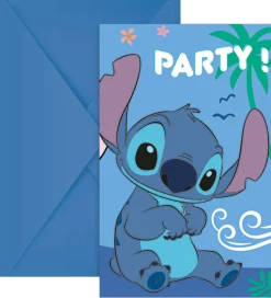 Decorata Party Invitationer - 6-pak - Stitch & Angel