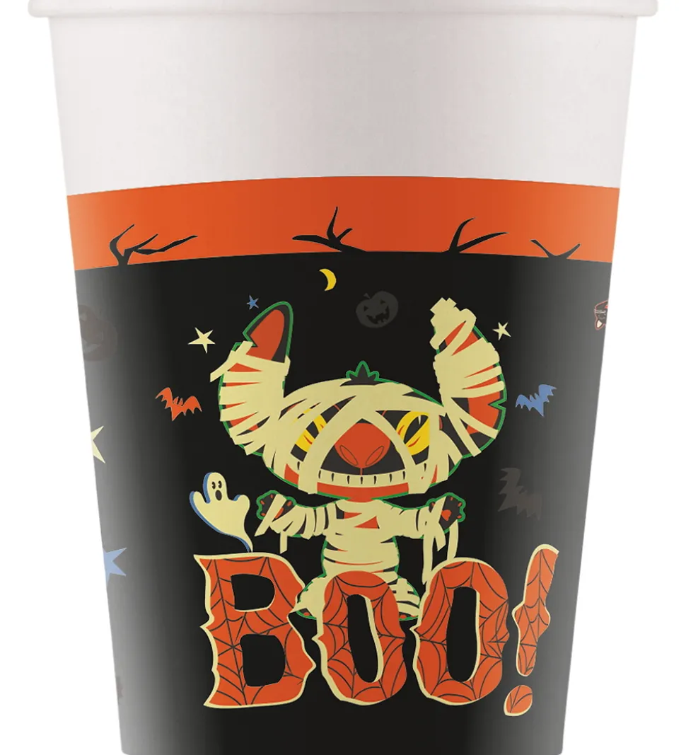 Decorata Party Papkrus - 8-pak - 200 ml - Stitch Halloween