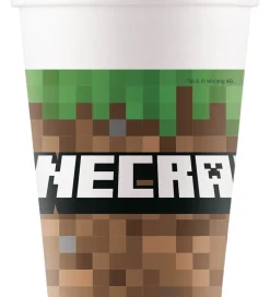 Decorata Party Papkrus - 8-pak - 200 ml - Minecraft