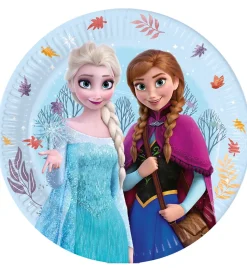 Decorata Party Paptallerkner - 8-pak - 23 cm - Frozen Idyllic Wo