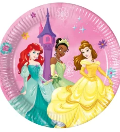 Decorata Party Paptallerkner - 8-pak - 19,5 cm - Princess Live Y