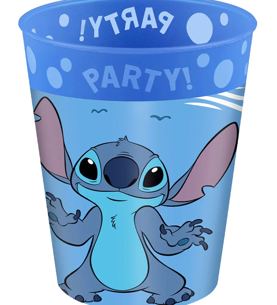 Decorata Party Plastikkopper - 4-pak - 250ml - Stitch & Angel