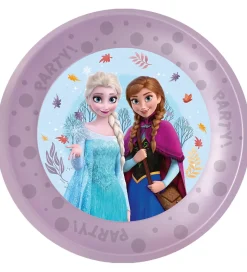 Decorata Party Plastiktallerkner - 4-pak - 21 cm - Frozen Idylli