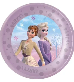 Decorata Party Plastiktallerkner - 4-pak - 21 cm - Frozen II Win