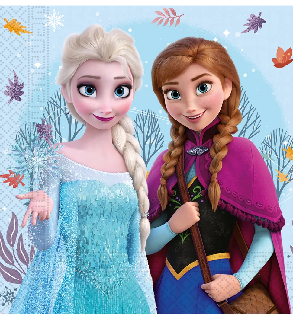 Decorata Party Servietter - 20-pak - 33x33 cm - Frozen Idyllic W