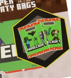 Decorata Party Slikpose - 4-pak - Minecraft