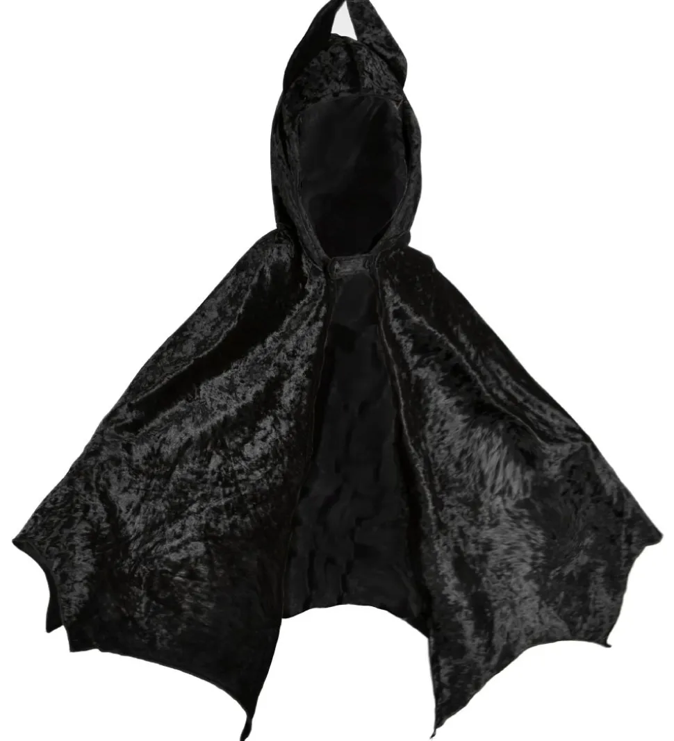 Den Goda Fen Udklædning - Flagermus Kappe - Sort