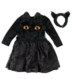 Den Goda Fen Udklædning - Sort Kattekjole - Sort