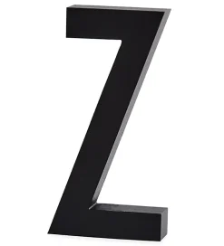 Design Letters Alubogstav - Z - Sort