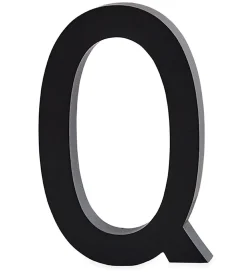 Design Letters Alubogstav - Q - Sort