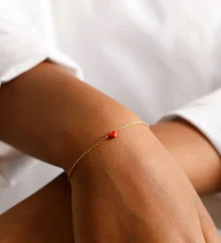 Design Letters Armbånd - 20 cm - Guldbelagt - Little Big Love