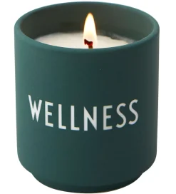 Design Letters Duftlys - Muguets & Grass - Grøn m. Wellness