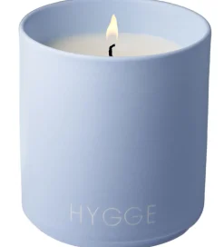 Design Letters Duftlys - Mango & Monoi Blossom - Lyseblå m. Hygg