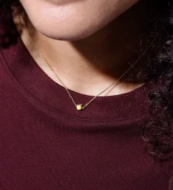 Design Letters Halskæde - 45 cm - Guldbelagt - When life gives y