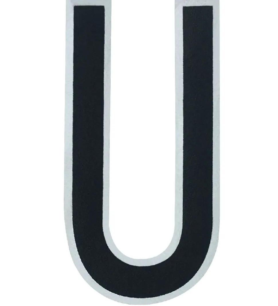 Design Letters Klistermærke - Mobil - U - 5cm - Black