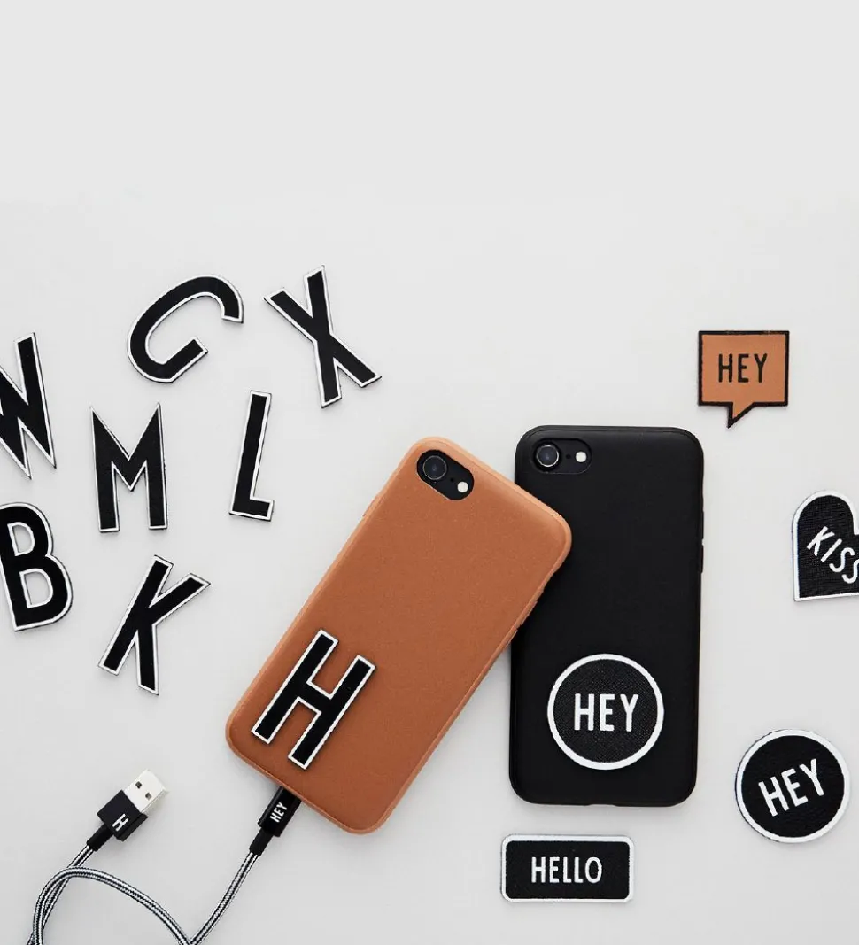 Design Letters Klistermærke - Mobil - U - 5cm - Black