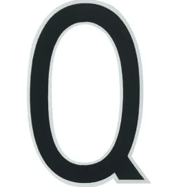 Design Letters Klistermærke - Mobil - Q - 5cm - Black